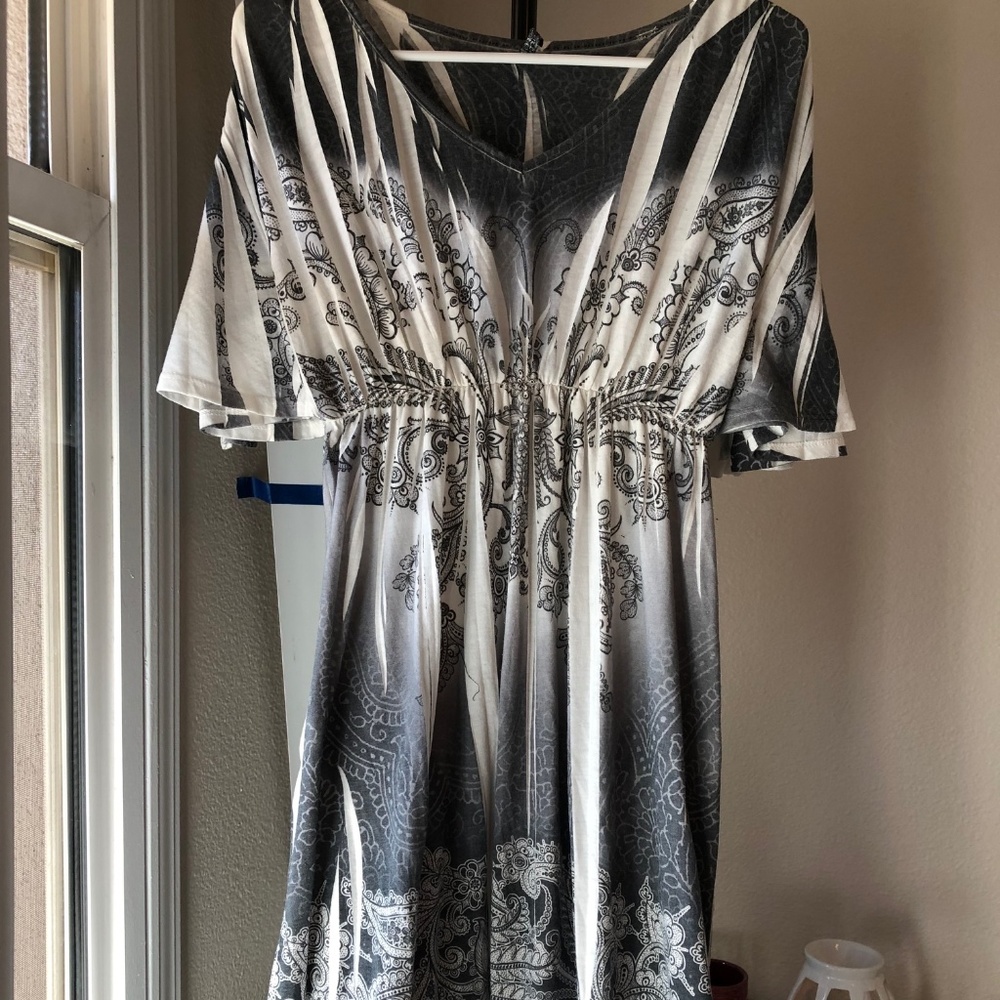 Espresso Graphic Print Dress